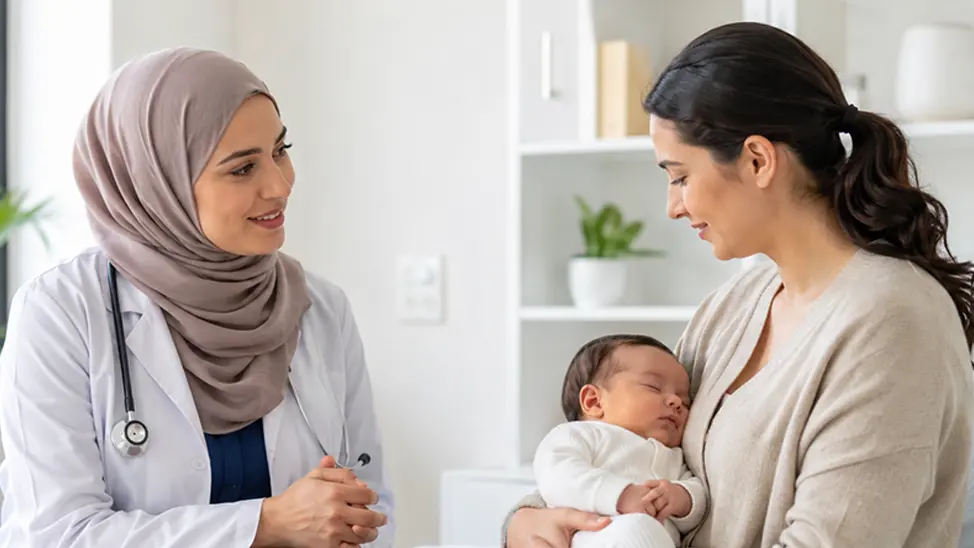 Emzirme ve uyku sorunlarının takibi önem taşır